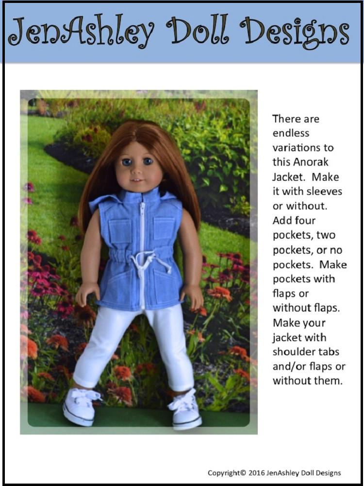 Go Everywhere Anorak Jacket 18" Doll Clothes