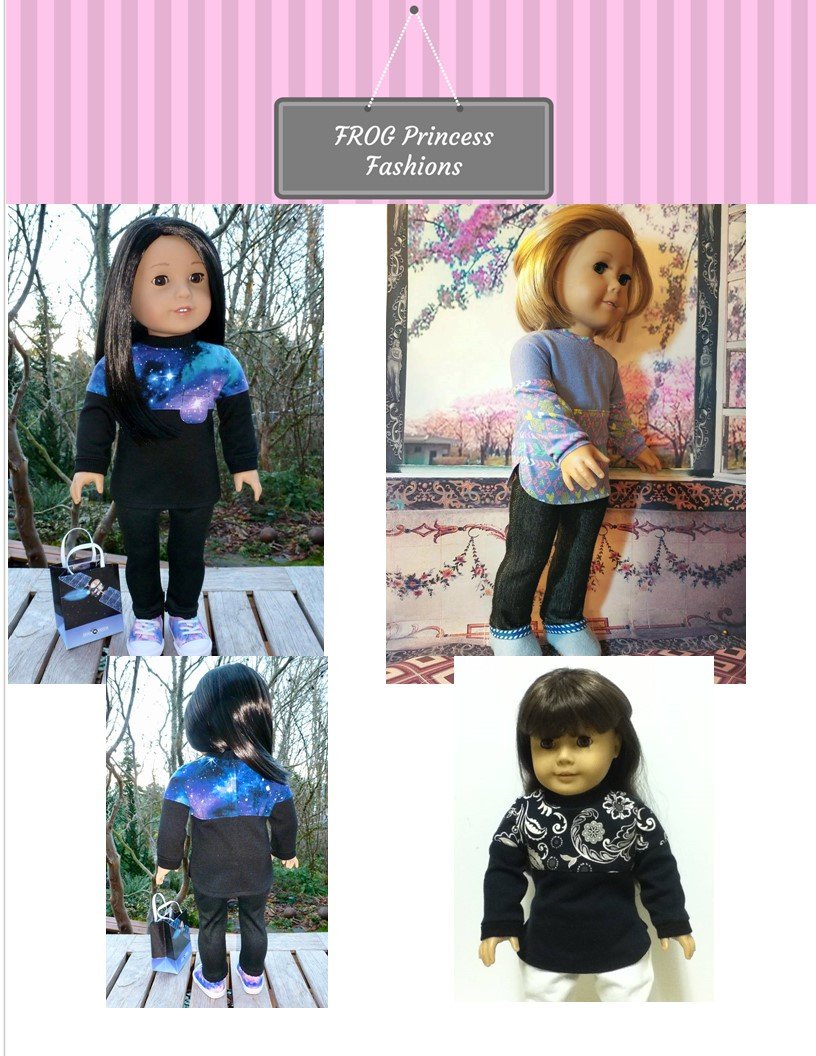 Tulsa Tunic 18" Doll Clothes Pattern