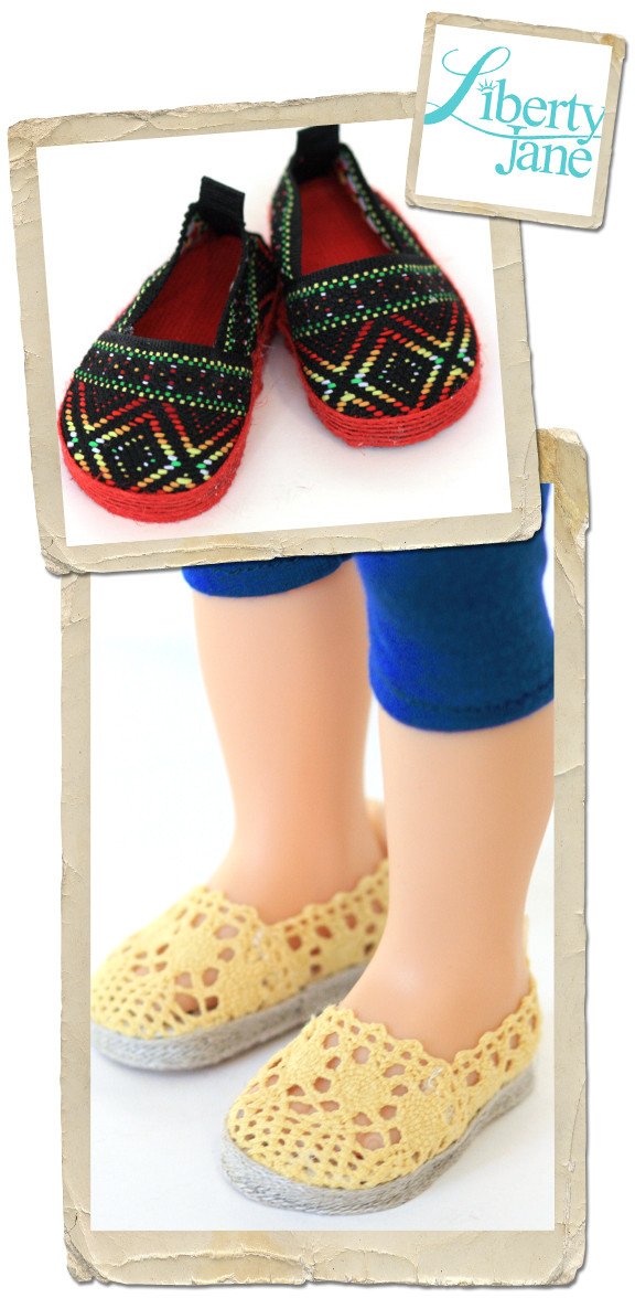 No Sew JANES Shoe Pattern for Journey Girls Dolls