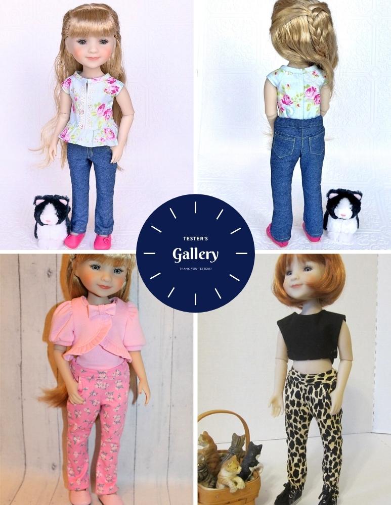 Jeans Bundle Pattern For 15" Ruby Red Fashion Friends Dolls