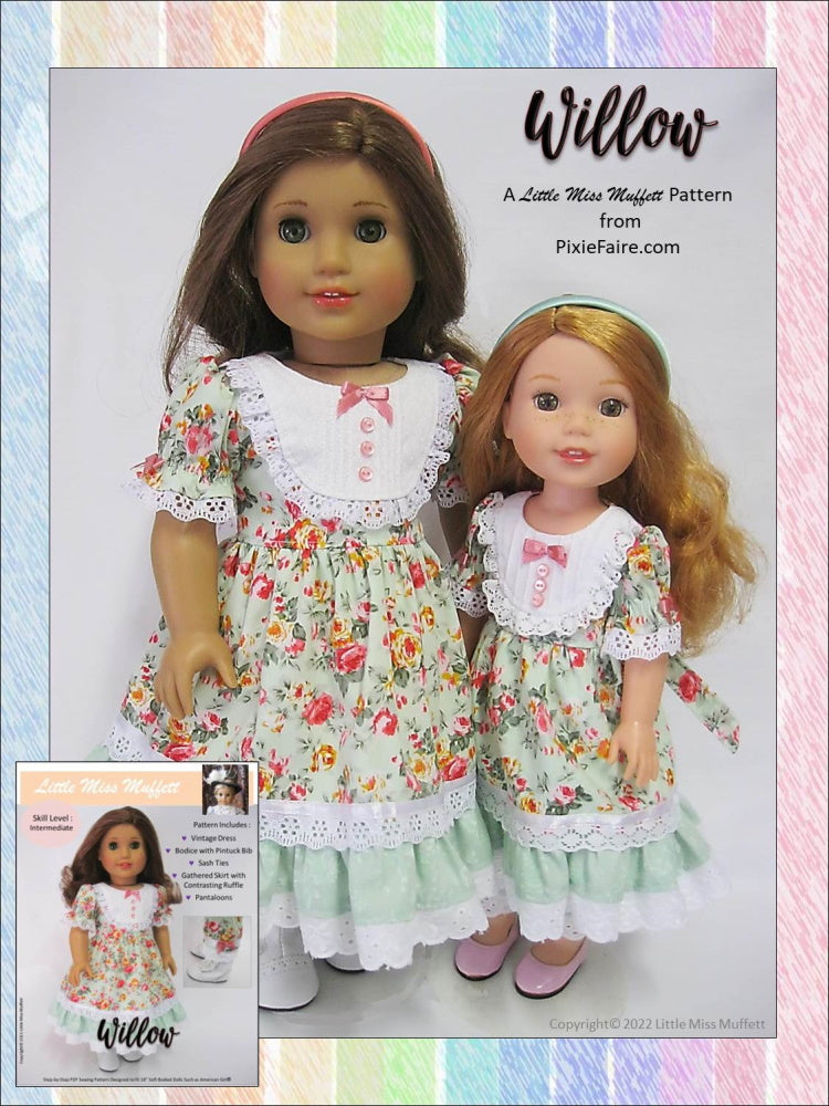 Willow 14.5" Doll Clothes Pattern