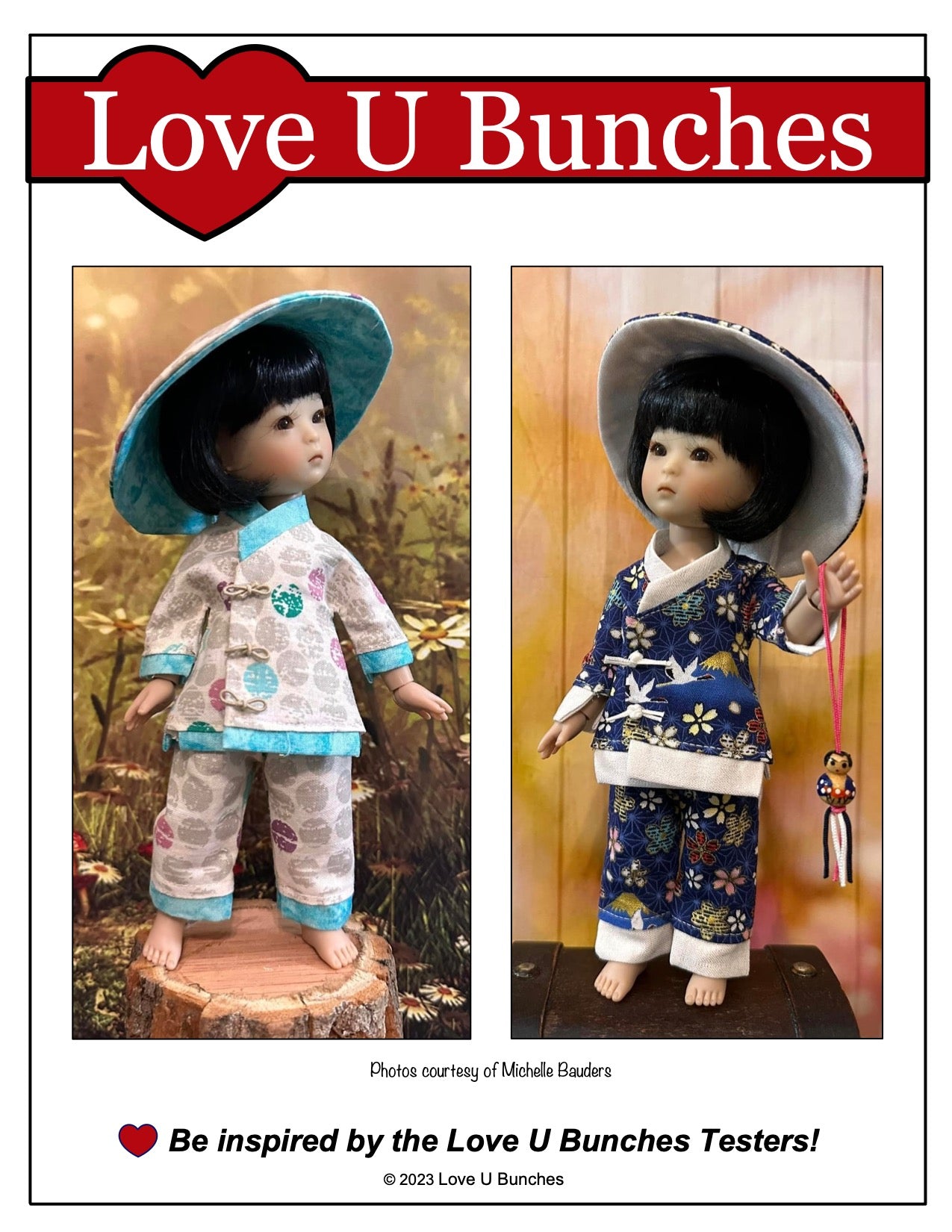 Shanku Ensemble for 8 Inch BJD such as Ten Ping and Mini Sara