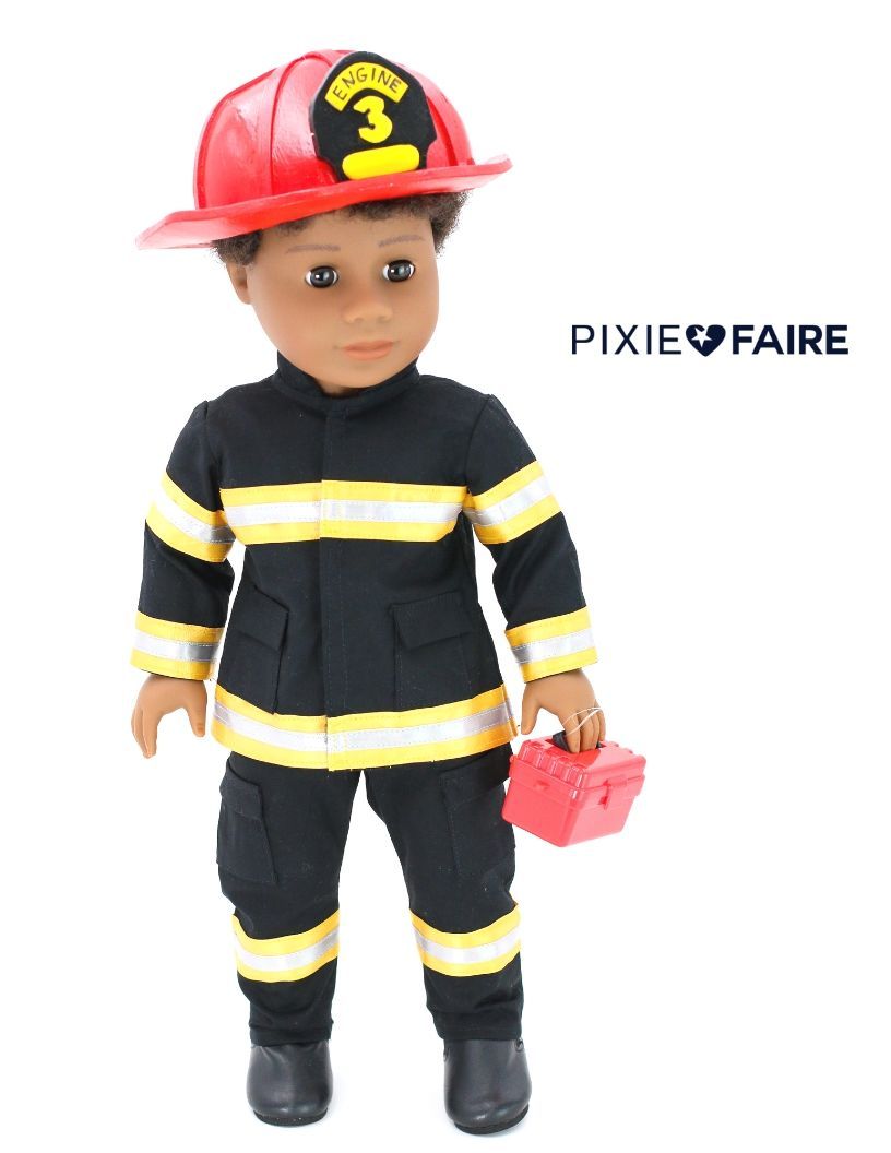 Firefighter Helmet 18" Doll Accessory Pattern