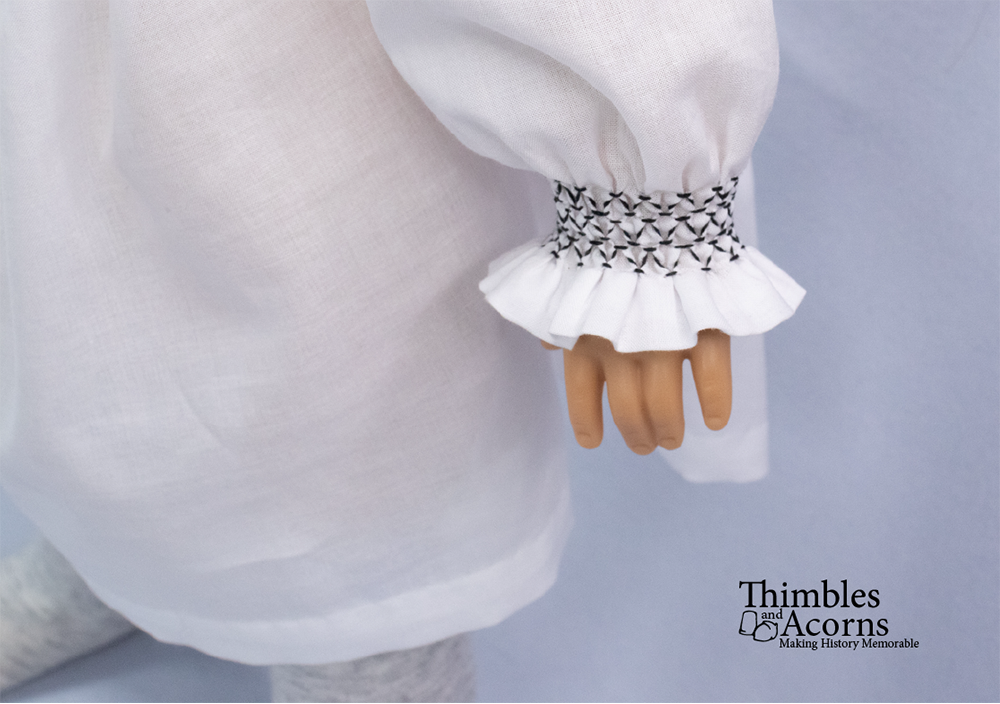 16th Century German Smocked Hemd 18" Doll Clothes Pattern
