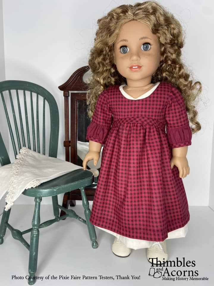 North Woods Dress 18" Doll Clothes Pattern