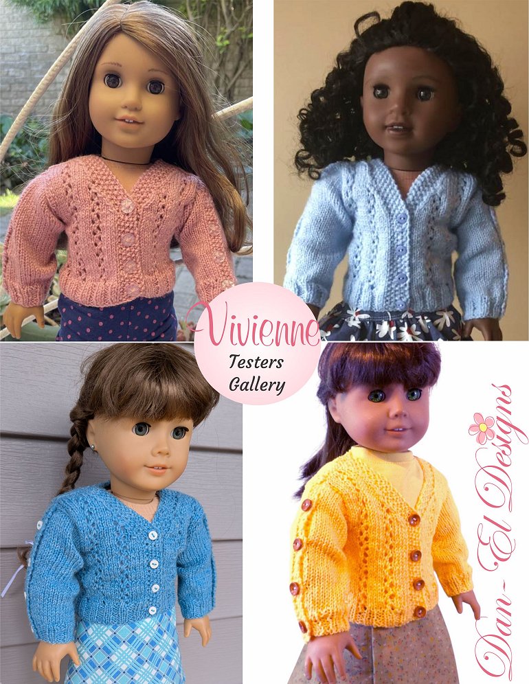Vivienne 18" Doll Clothes Knitting Pattern