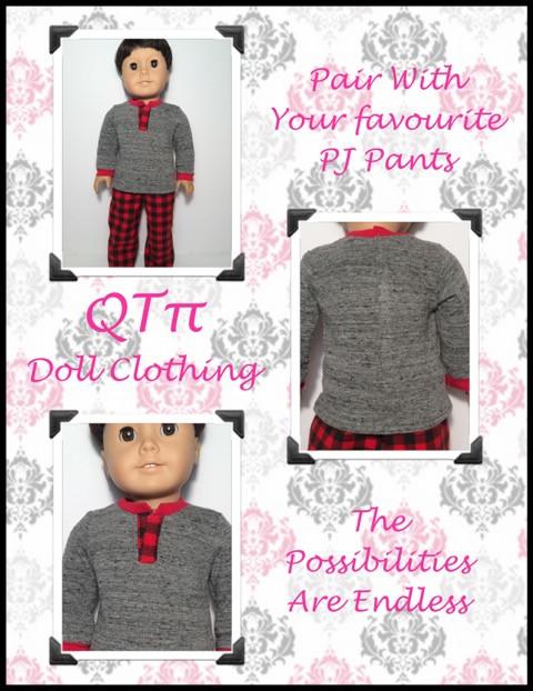 Henley 18" Doll Clothes