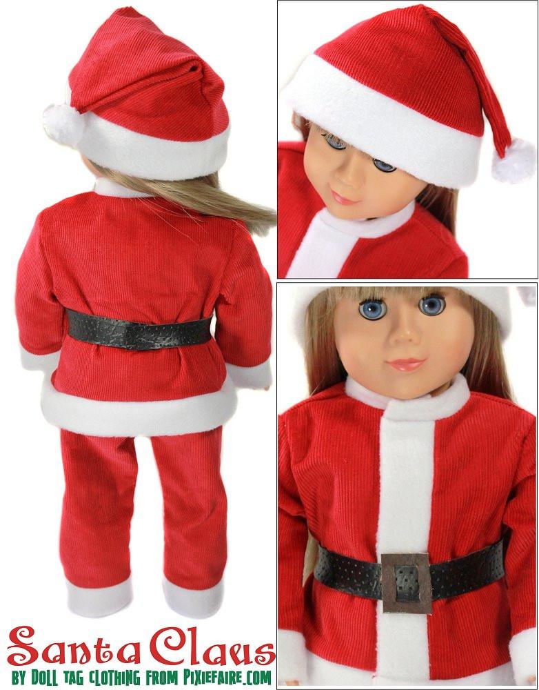 Santa Claus 18" Doll Clothes Pattern