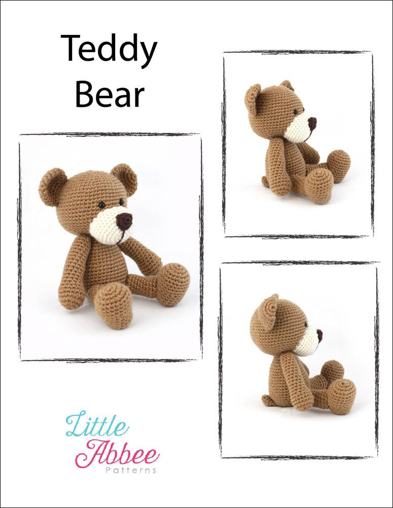 Teddy Bear Amigurumi Crochet Pattern