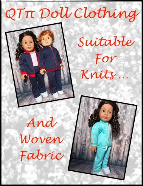 Gold Medal Track Suit 18" Doll Clothes Pattern