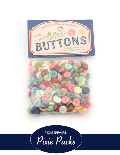 Lori Holt Cute Little Buttons 1/4" Bulk Package 300 Count