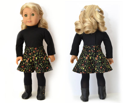 Oahu Culottes 18" Doll Clothes Pattern