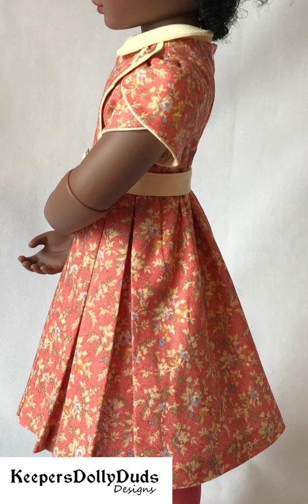 Bodice Details Dress Pattern For A Girl For All Time Dolls