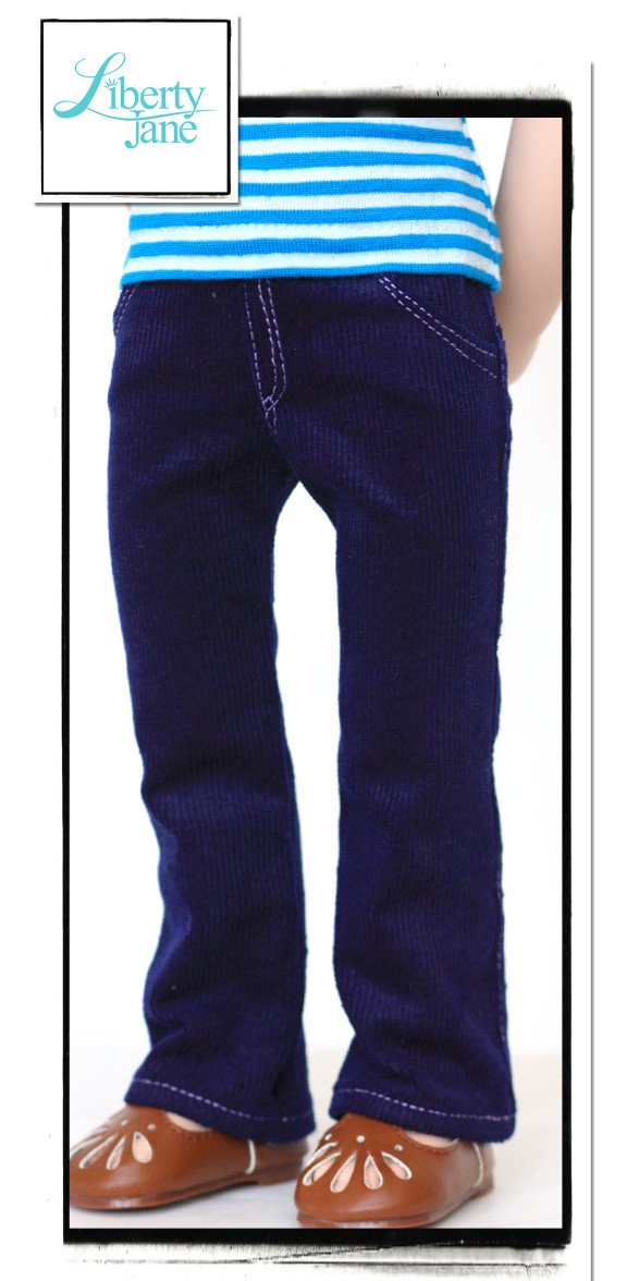 Bootcut Jeans Pattern for AGAT Dolls