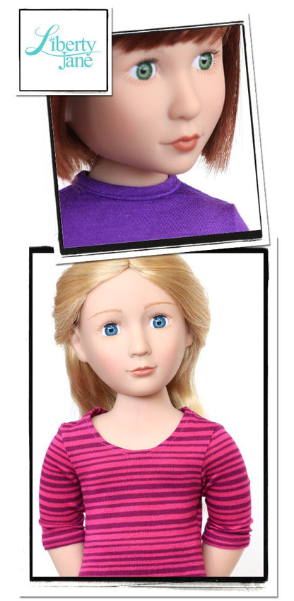 T-Shirt Variations Pattern for AGAT Dolls