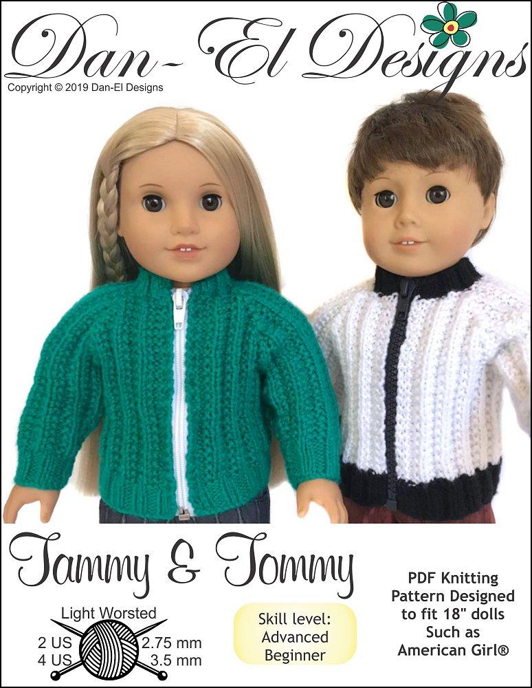 Tammy & Tommy 18" Doll Knitting Pattern