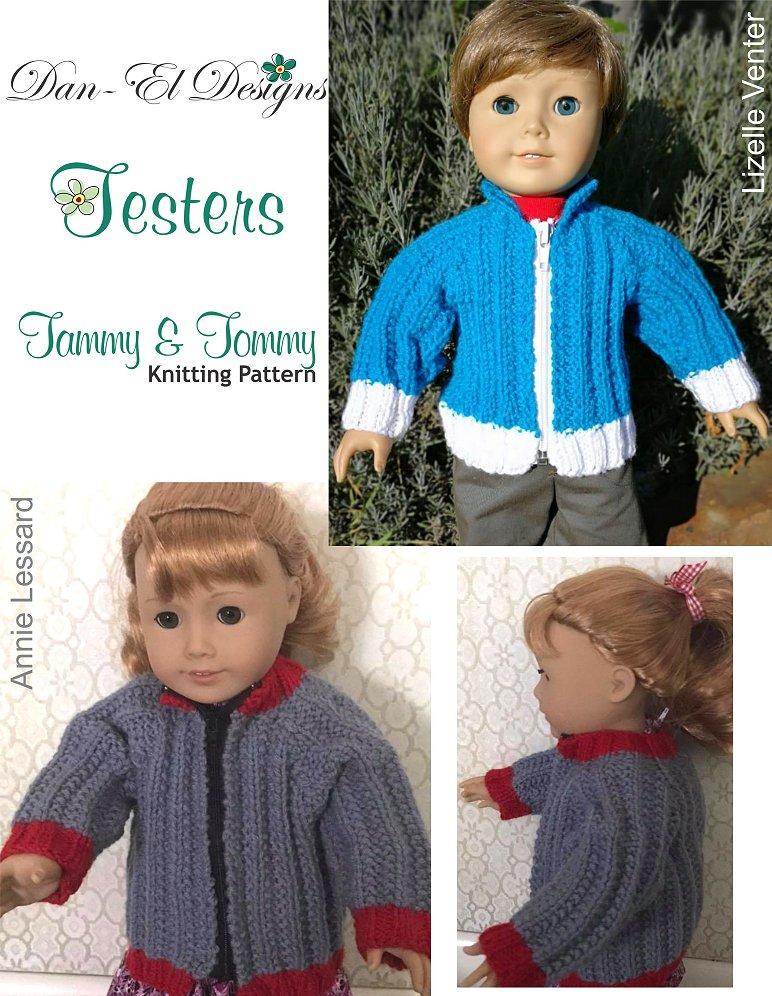 Tammy & Tommy 18" Doll Knitting Pattern