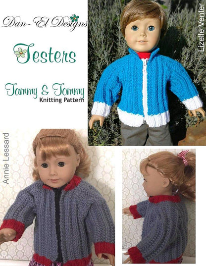 Tammy & Tommy 18" Doll Knitting Pattern