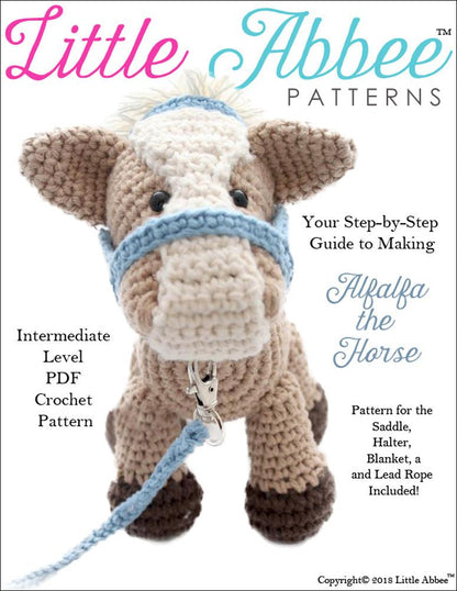 Alfalfa the Horse Amigurumi Crochet Pattern