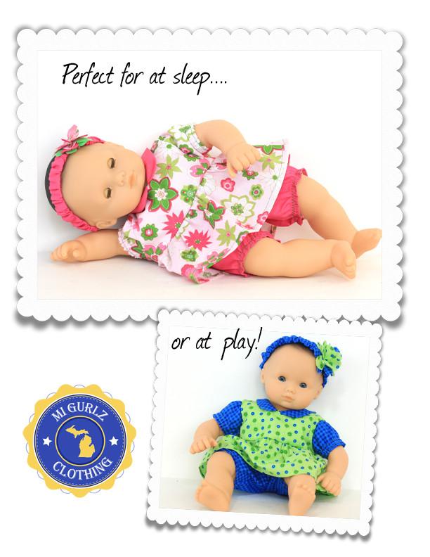 Ann Arbor Dress & Romper 15" Baby Doll Clothes