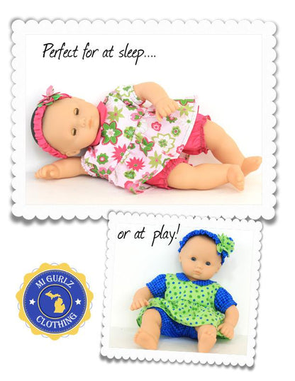 Ann Arbor Dress & Romper 15" Baby Doll Clothes