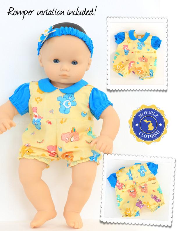 Ann Arbor Dress & Romper 15" Baby Doll Clothes