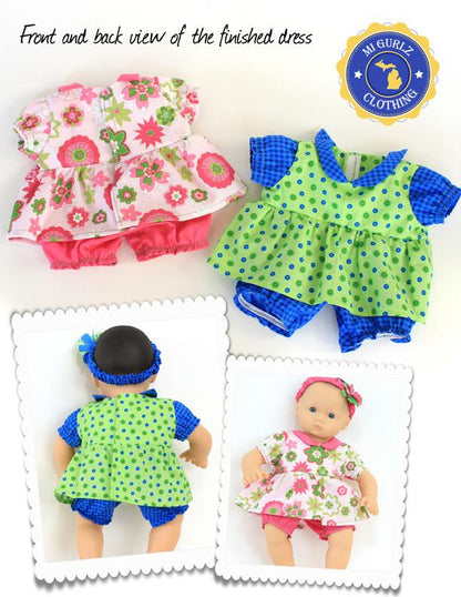 Ann Arbor Dress & Romper 15" Baby Doll Clothes
