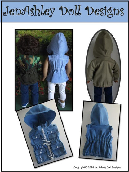 Go Everywhere Anorak Jacket 18" Doll Clothes