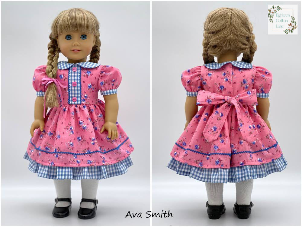 Let's Make Gingerbread! 18" Doll Clothes Pattern