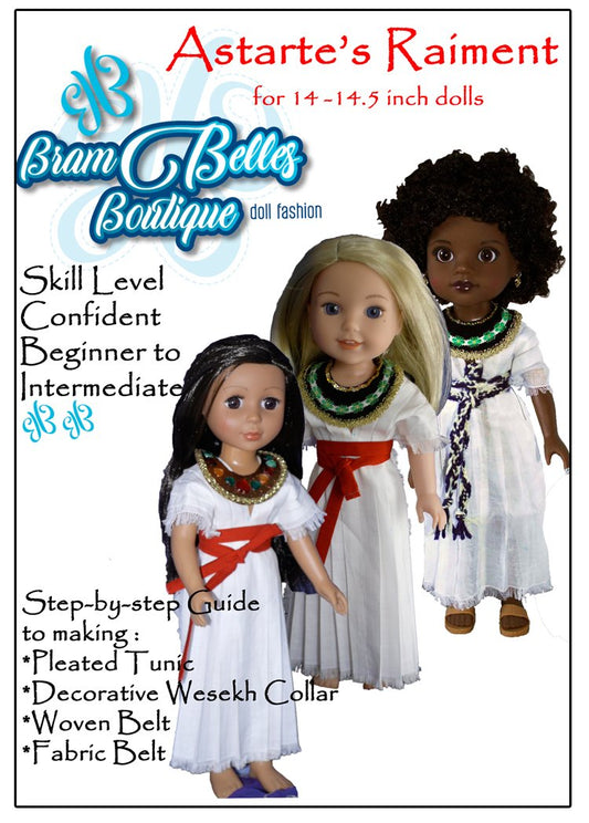 Astarte's Raiment 14-14.5" Doll Clothes Pattern