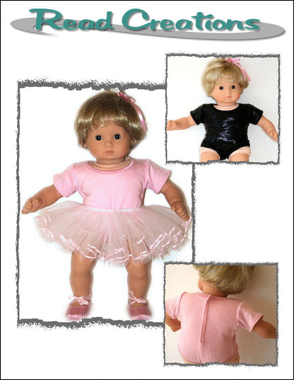 Ballet Leotard 15" Baby Doll Clothes Pattern