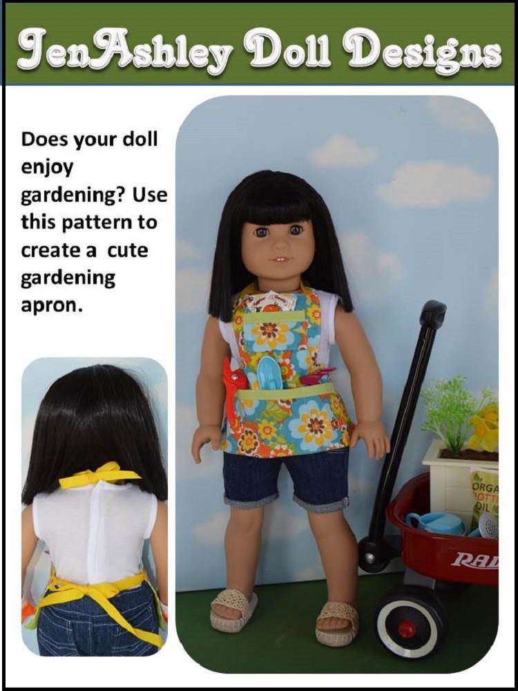 Budding Builder Utility Apron 18" Doll Clothes
