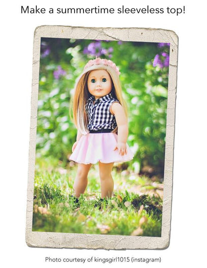 Button Up Shirt Bundle for Girls and Boys 18" Doll Clothes Pattern