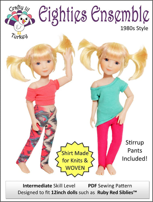 Eighties Ensemble Pattern for 12" Siblies Dolls