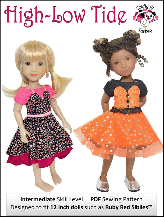 High Low Tide Pattern For 12" Siblies Dolls