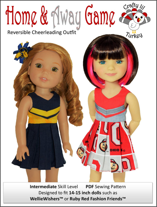 Home & Away Game 14.5" Doll Clothes Pattern