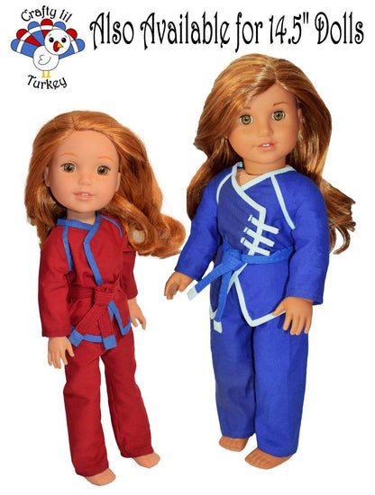 Sky Ninja 18" Doll Clothes Pattern