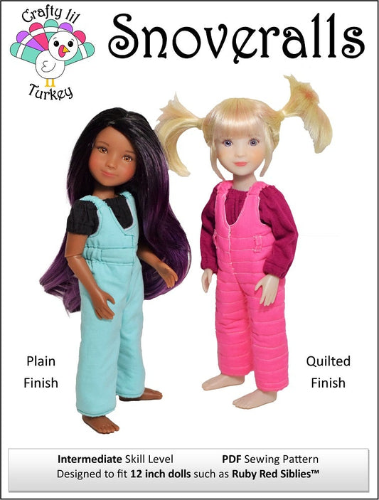 Snoveralls Pattern For 12" Siblies Dolls