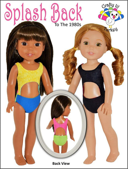 Splash Back To The 1980s 14.5" Doll Clothes Pattern