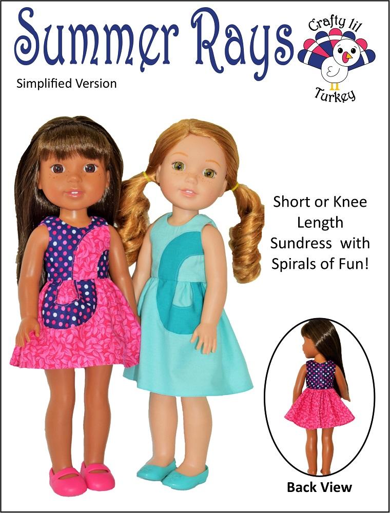 Summer Rays 14-15" Doll Clothes Pattern
