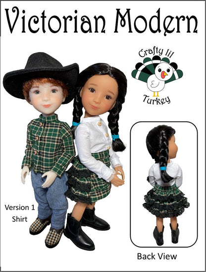 Victorian Modern Pattern for 12" Siblies Dolls