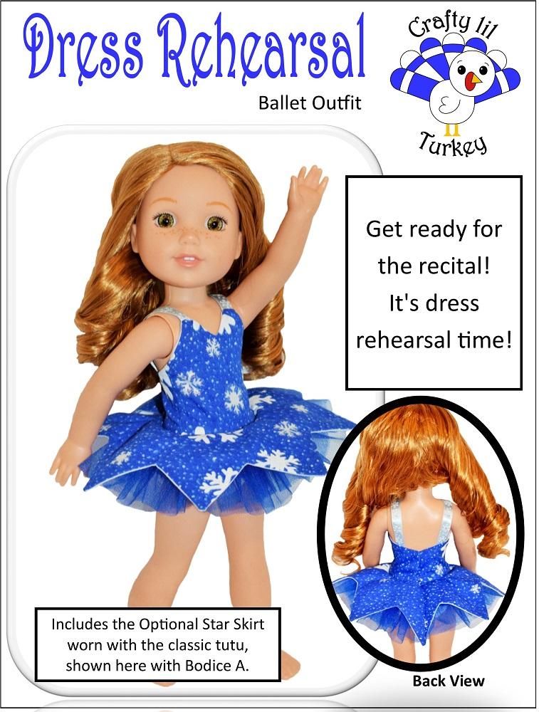 Dress Rehearsal 14.5" Doll Clothes Pattern