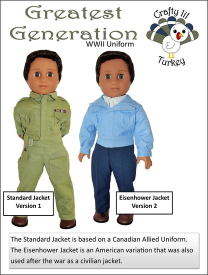 Greatest Generation 18" Doll Clothes Pattern