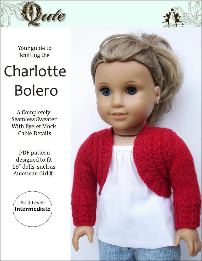 Charlotte Bolero Knitting Pattern