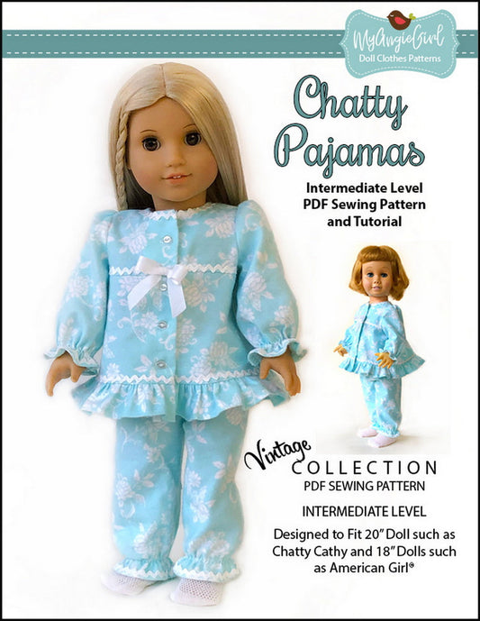 Chatty Pajamas 18" Doll Clothes