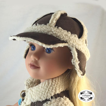 Chilly Morning Vest, Hat and Boot Bundle Pattern for Journey Girls Dolls