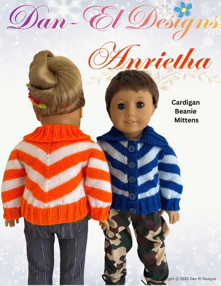 Anrietha 18" Doll Clothes Knitting Pattern