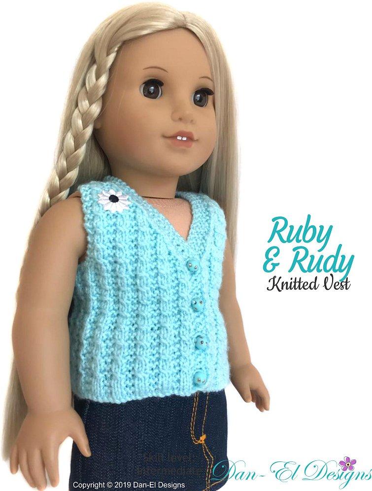 Ruby & Rudy 18" Doll Knitting Pattern