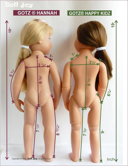 Joy Vest Pattern for 19" Gotz Dolls