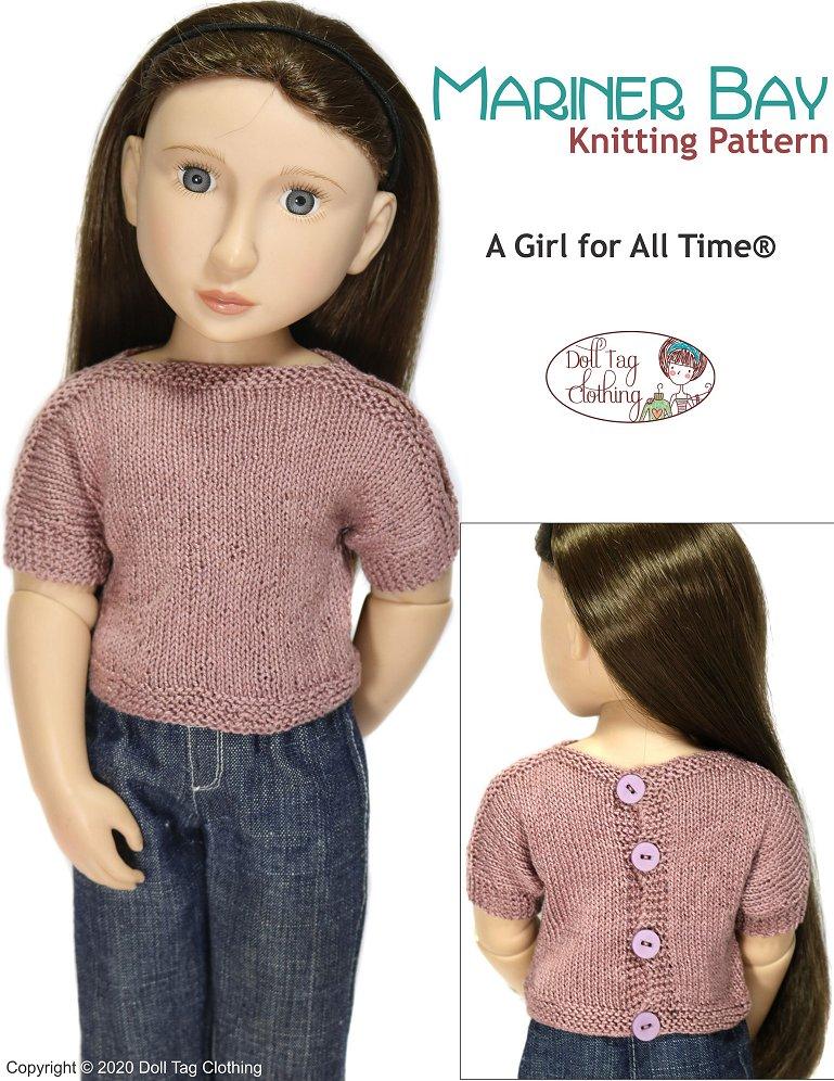 Mariner Bay Knitting Pattern for 16" A Girl For All Time Dolls